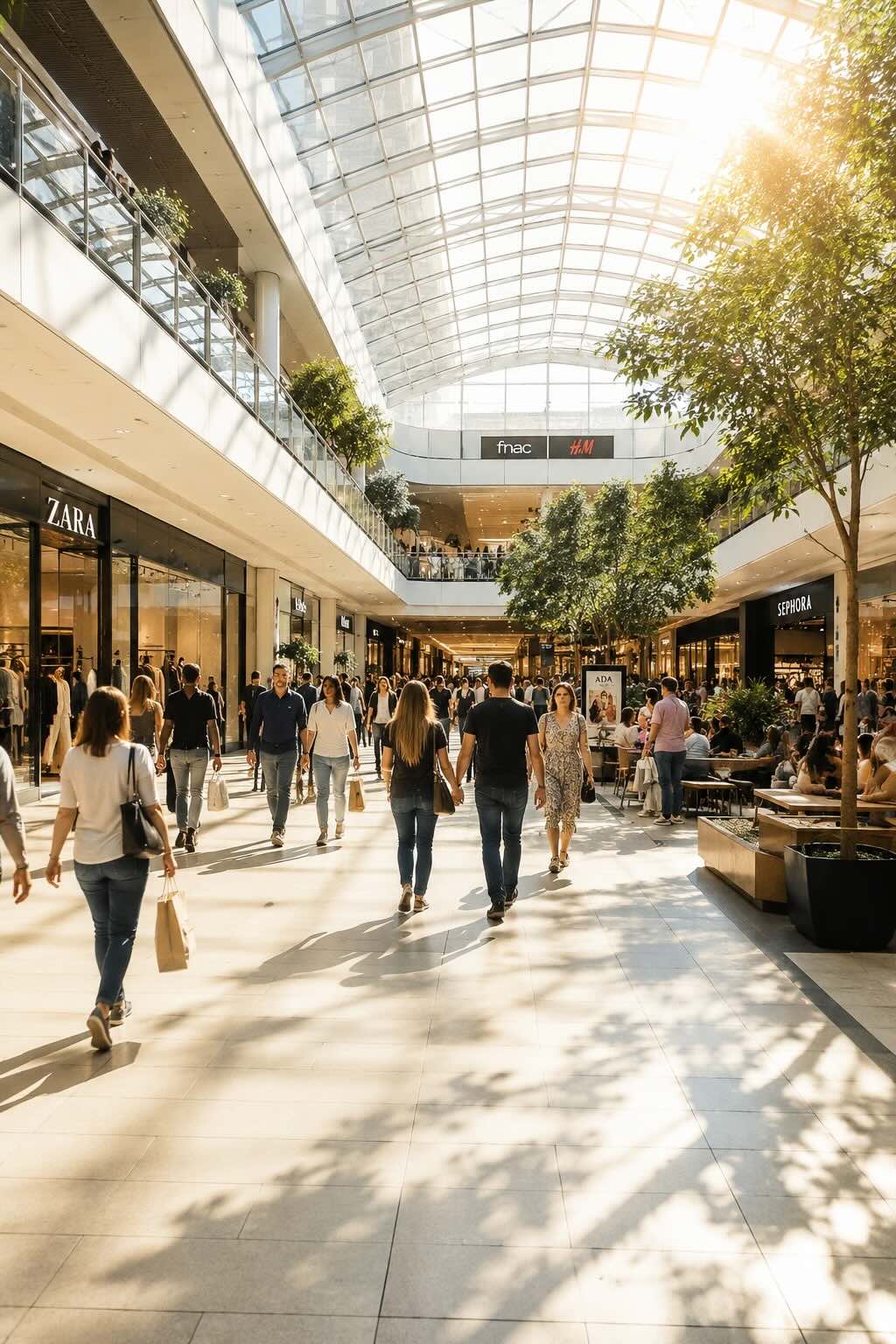 Centre commercial soumis au contrôle électrique périodique